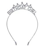 Happy Birthday Headband - Sparkle Rhinestone Crowns Tiaras
