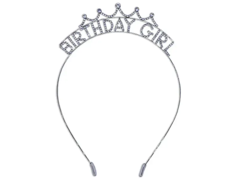 Happy Birthday Headband - Sparkle Rhinestone Crowns Tiaras