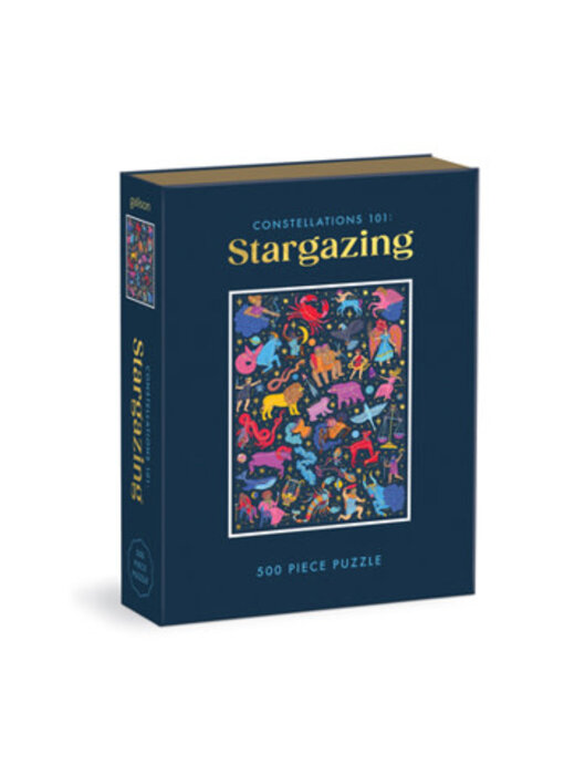 Constellations 101: Stargazing 500 Piece Book Puzzle