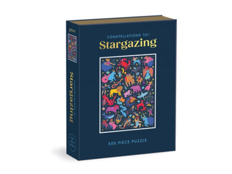Constellations 101: Stargazing 500 Piece Book Puzzle
