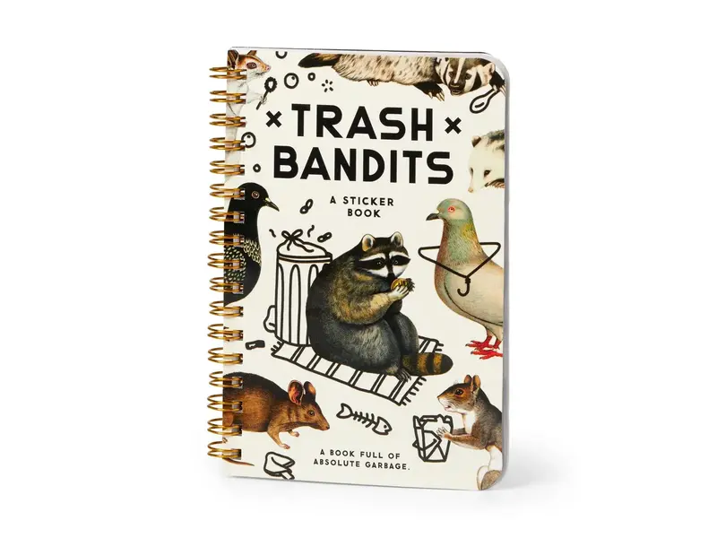 Chronicle Books Trash Bandits Sticker Book