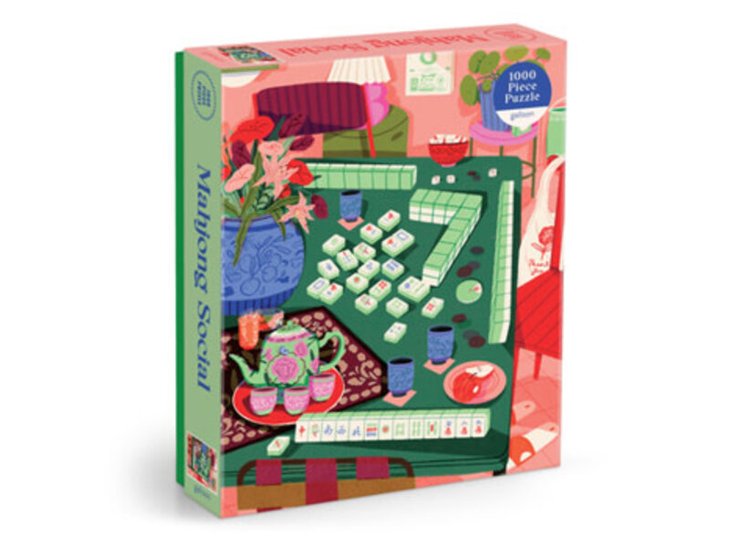 Chronicle Books Mahjong Social 1000 Piece Puzzle