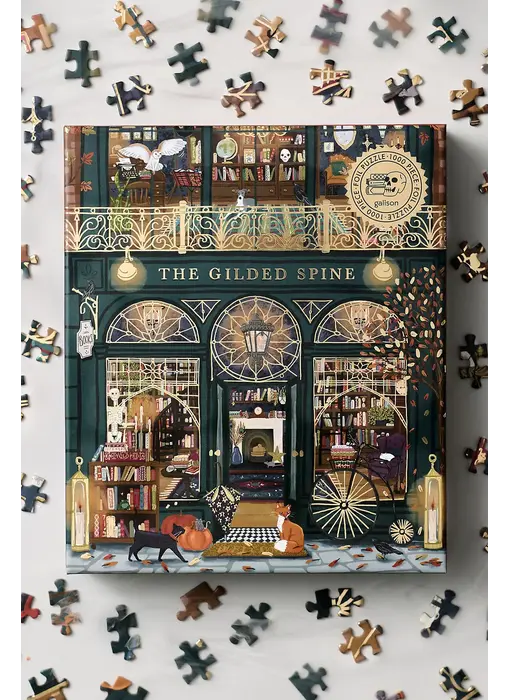 The Gilded Spine 1000-Piece Foil Puzzle