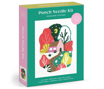 Highland Cottage Punch Needle Kit