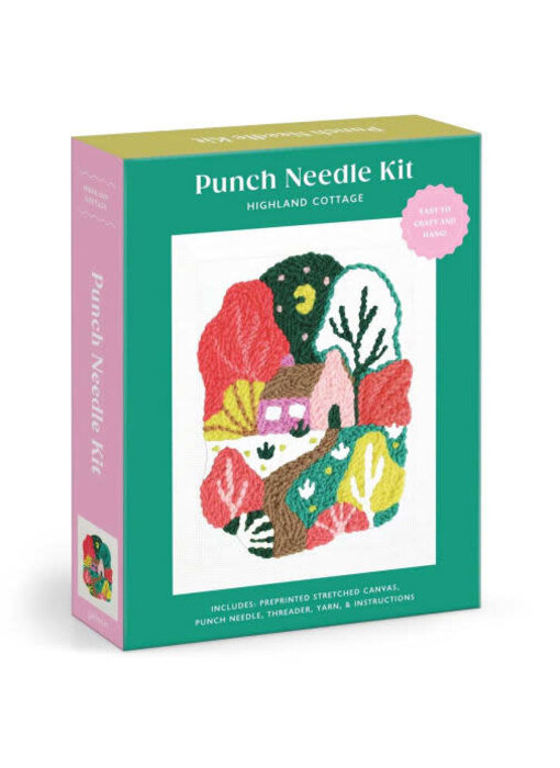Highland Cottage Punch Needle Kit