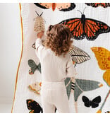 Clementine Kids Large Butterfly Collector Throw Blanket