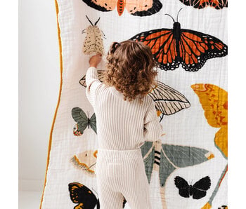 Large Butterfly Collector Throw Blanket