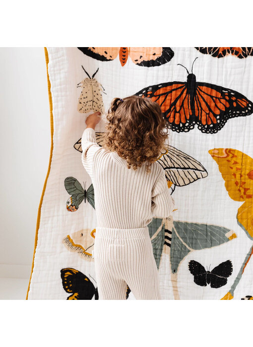 Large Butterfly Collector Throw Blanket