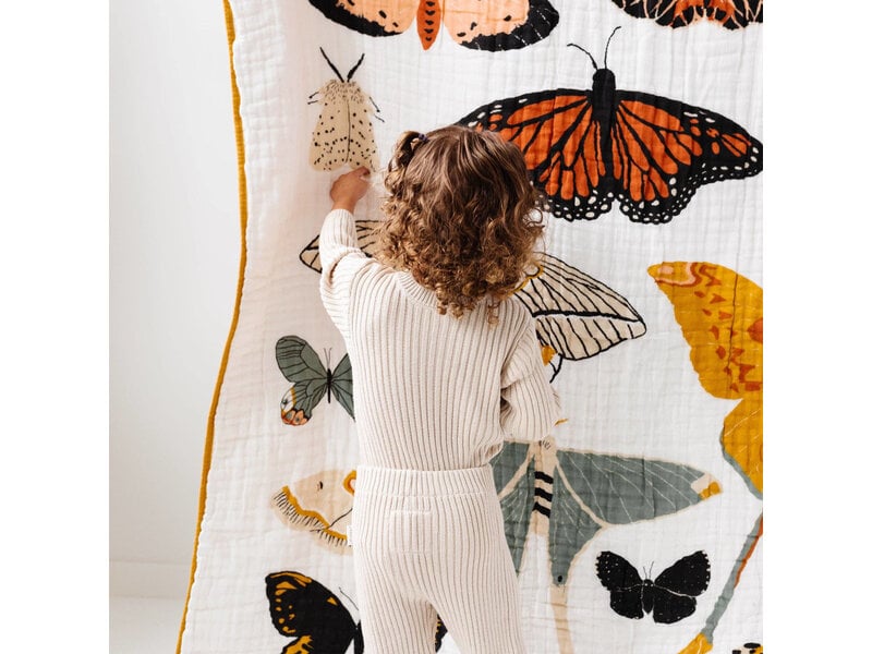 Clementine Kids Large Butterfly Collector Throw Blanket