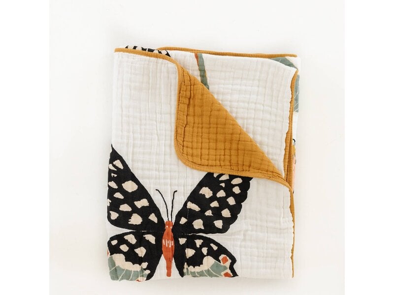 Clementine Kids Large Butterfly Collector Throw Blanket