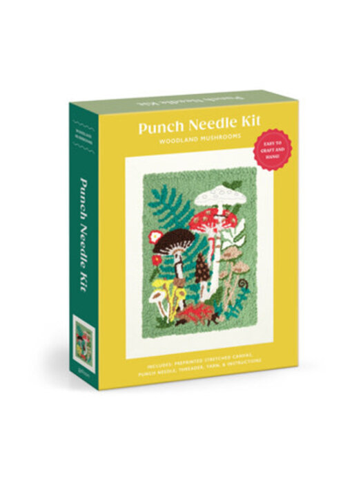 Woodland Mushrooms Punch Needle Kit