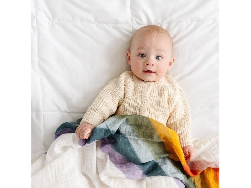 Clementine Kids Rainbow Connection Swaddle