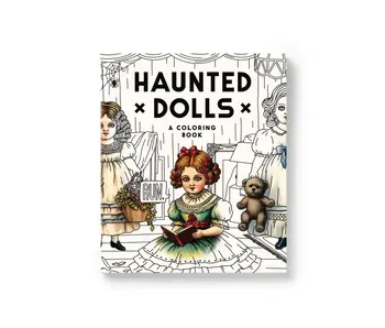 Haunted Dolls Coloring Book