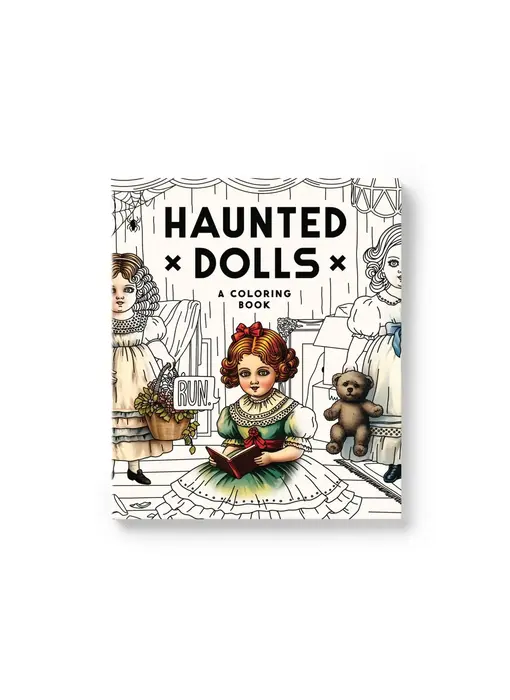 Haunted Dolls Coloring Book