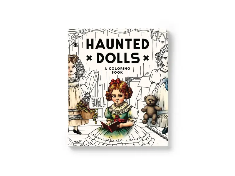 Chronicle Books Haunted Dolls Coloring Book