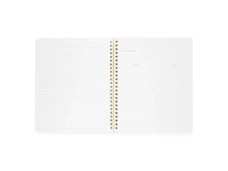 Sugar Paper School/Life Spiral Notebook | Guided Notebook