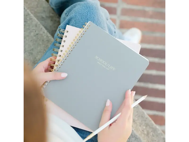 Sugar Paper School/Life Spiral Notebook | Guided Notebook