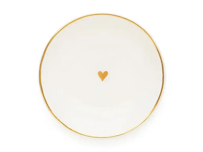 Sugar Paper Trinket Tray, Small Round Heart