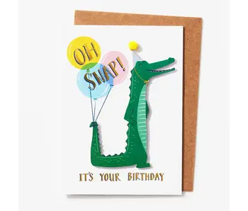 Oh Snap Birthday Card