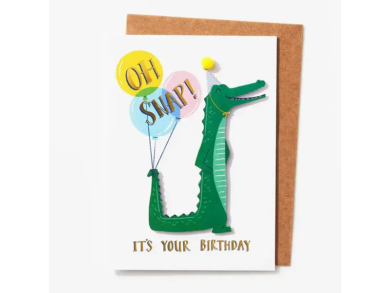Paper Source Oh Snap Birthday Card