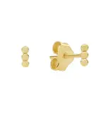 Ofina Jewelry Triple Sphere Studs, GF