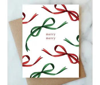 Bows Holiday Card | Christmas Holiday Card