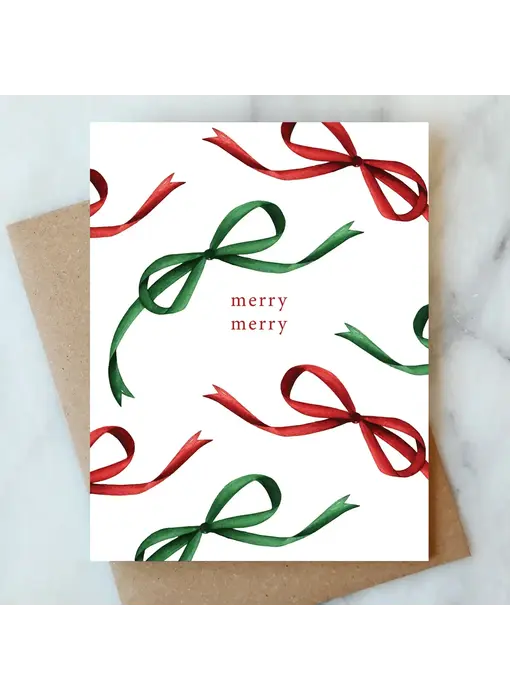 Bows Holiday Card | Christmas Holiday Card