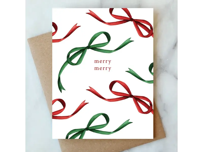 Abigail Jayne Design Bows Holiday Card | Christmas Holiday Card