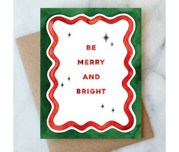Wavy Holiday Greeting Card | Christmas Holiday Card
