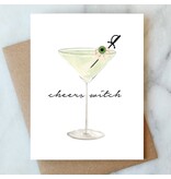 Abigail Jayne Design Eyeball Martini Halloween Greeting Card | Fall Holiday Card