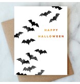 Abigail Jayne Design Bats Halloween Greeting Card | Fall Holiday Card