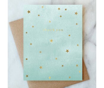 Galaxy Thank You Greeting Card