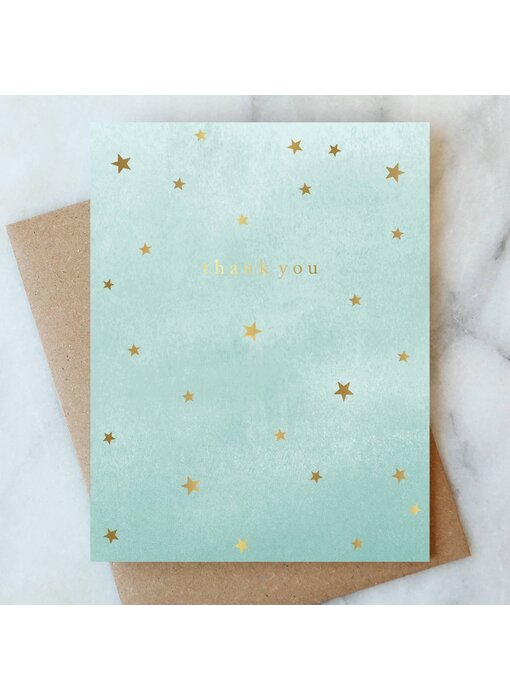 Galaxy Thank You Greeting Card