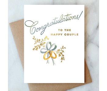 Wedding Rings Greeting Card | Wedding Card