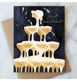 Abigail Jayne Design Wedding Bubbles Champagne Tower Card | Wedding Card