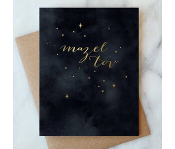 Mazel Tov Celebration Greeting Card | Congrats Wedding