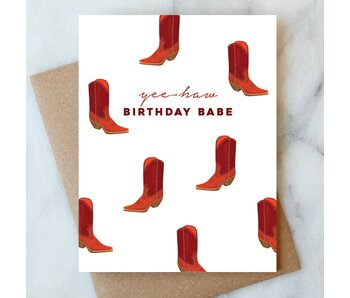 Cowgirl Birthday Greeting Card