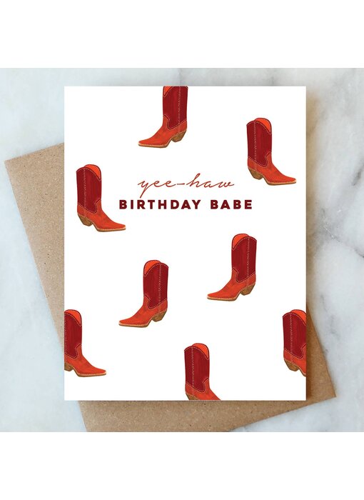 Cowgirl Birthday Greeting Card