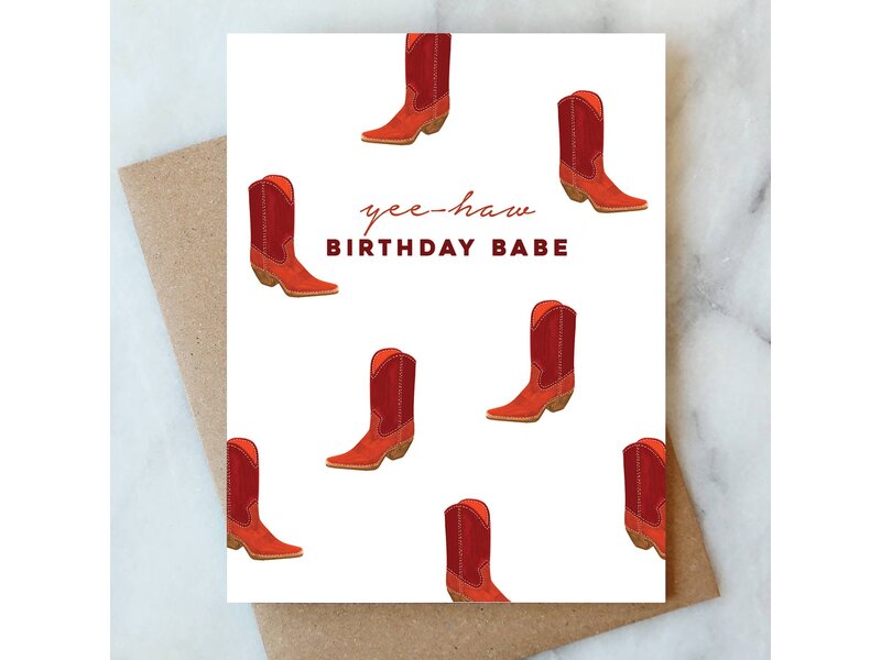 Abigail Jayne Design Cowgirl Birthday Greeting Card