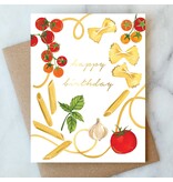 Abigail Jayne Design Pasta Party Birthday Greeting Card | Birthday Card