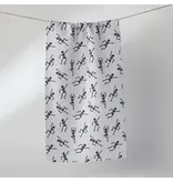 Bone Jamboree White Bar Towel