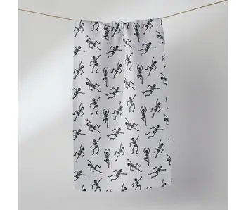 Bone Jamboree White Bar Towel