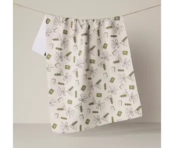Martini Tiles Tea Towel