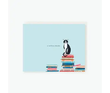 Cats and Stacks Thank You Card