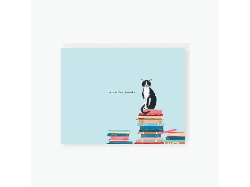2021 Co. Cats and Stacks Thank You Card