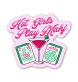 Big Moods "Hot Girls Play Mahj" Mahjong Game Night Stickers