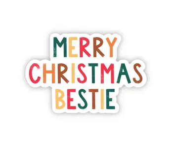 "Merry Christmas Bestie" Sticker