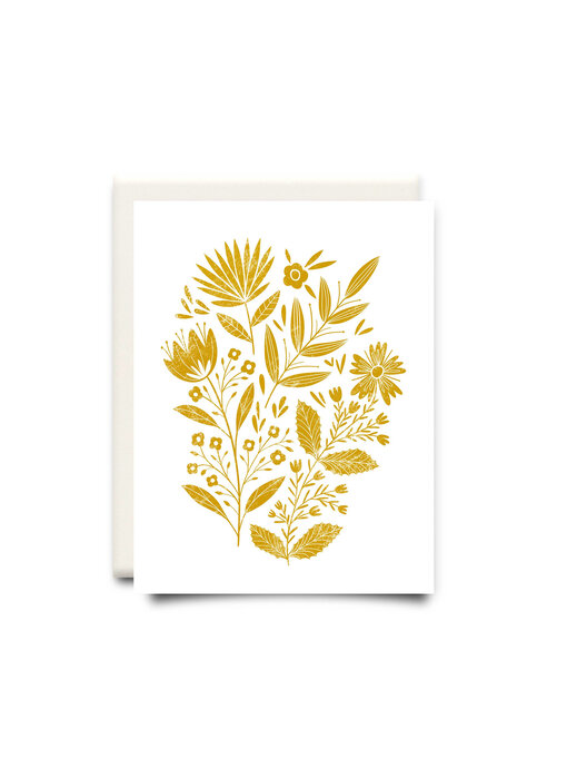 Golden Wheat | Floral Greeting Card