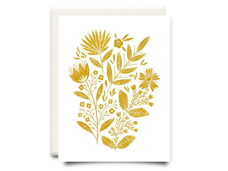 Inkwell Cards Golden Wheat | Floral Greeting Card