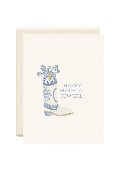Happy Birthday Cowgirl  | Birthday Greeting Card
